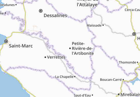 Carte-Plan Petite-Rivière-de-l&#x27;Artibonite