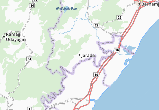 Kaart Plattegrond Jarada