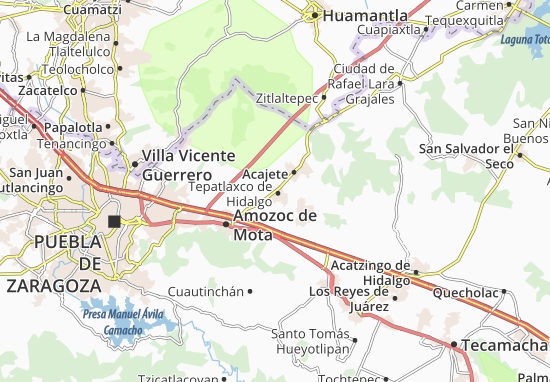 Mapa Tepatlaxco de Hidalgo