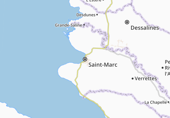 Karte Stadtplan Saint-Marc