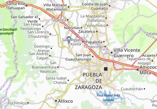 Kaart Plattegrond Cuanalá
