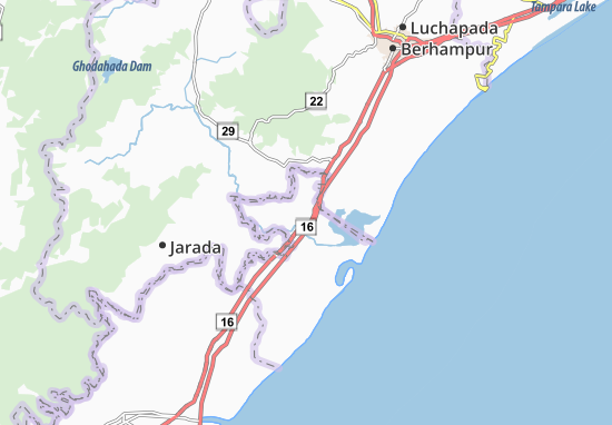Mapa Ichchapuram