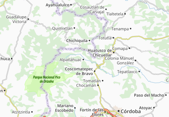 Calcahualco Map