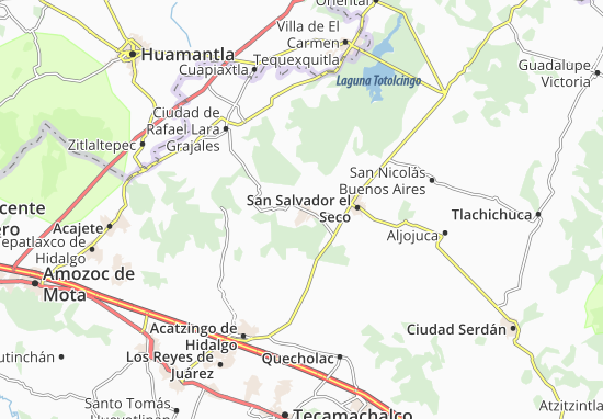 Karte Stadtplan Soltepec