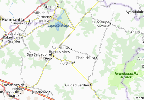Karte Stadtplan San Nicolás Buenos Aires