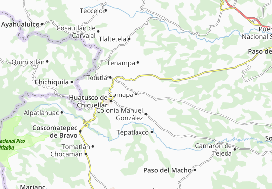 Mapa Comapa