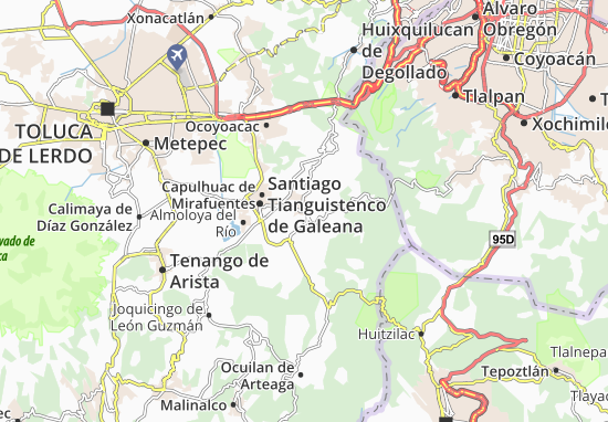 Xalatlaco Map