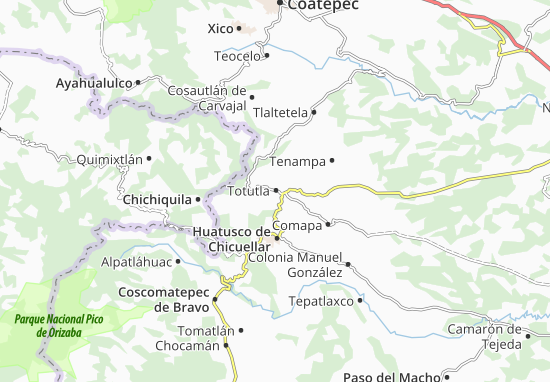 Mapa Totutla