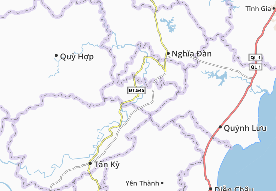 Karte Stadtplan Nghĩa Khánh