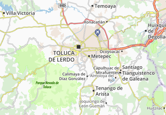 Kaart Plattegrond Las Palomas