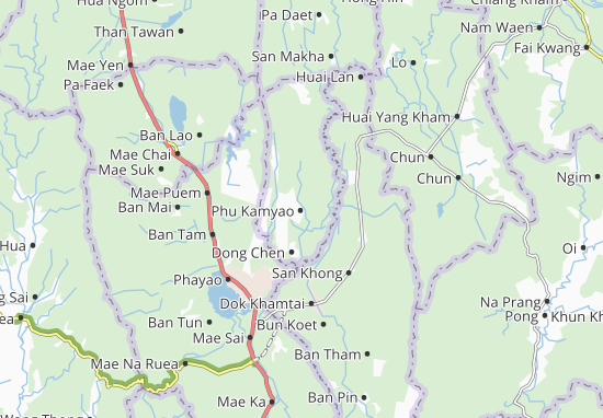Kaart Plattegrond Phu Kamyao
