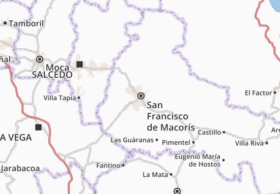 Mappe-Piantine San Francisco de Macorís