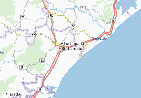 Karte Stadtplan Bahadurbeta