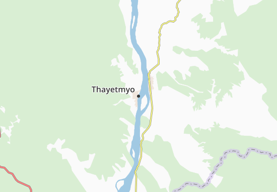 Carte-Plan Thayetmyo