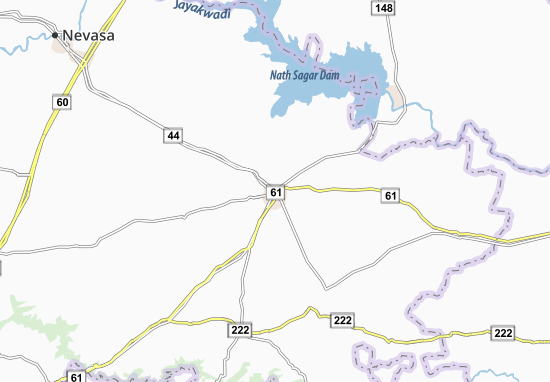 Mapa Shevgaon