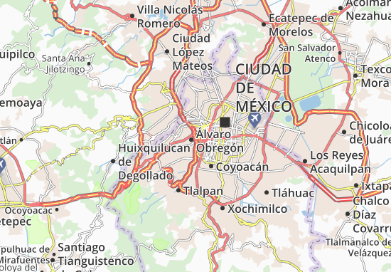 Miguel Hidalgo Map