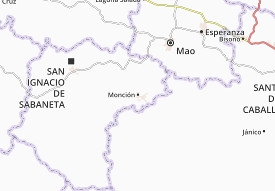 Kaart Plattegrond Monción