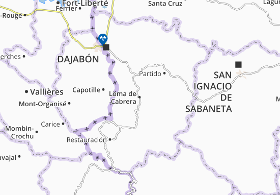 Kaart Plattegrond Loma de Cabrera