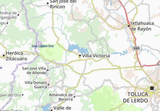 Mapa Villa Victoria