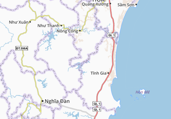 Kaart Plattegrond Công Bình
