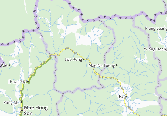 Karte Stadtplan Pang Mapha