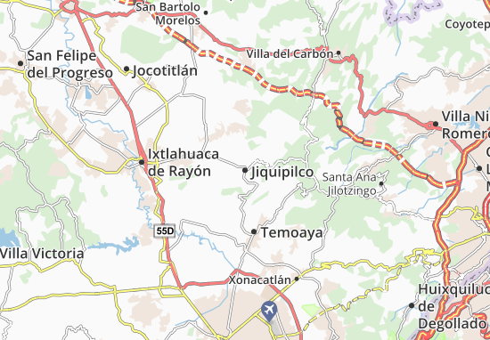 Jiquipilco Map
