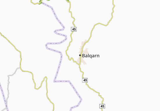 Karte Stadtplan Balqarn