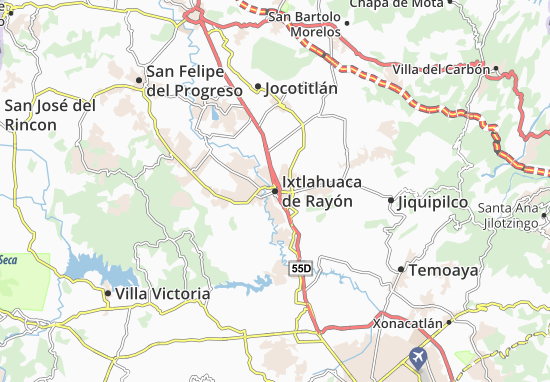 Ixtlahuaca de Rayón Map