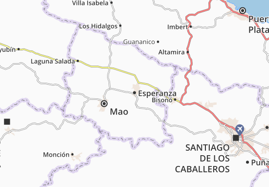 Kaart Plattegrond Esperanza