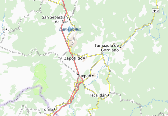 Zapotiltic Map