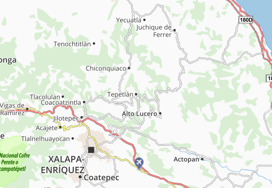 Mapa Tepetlán