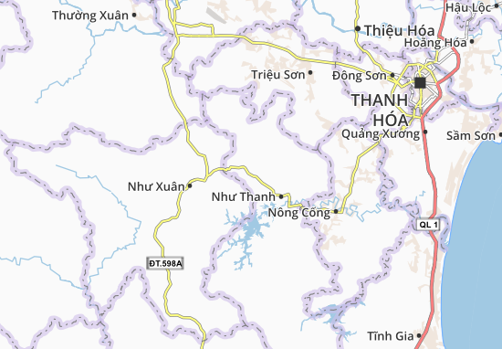 Kaart Plattegrond Xuân Khang