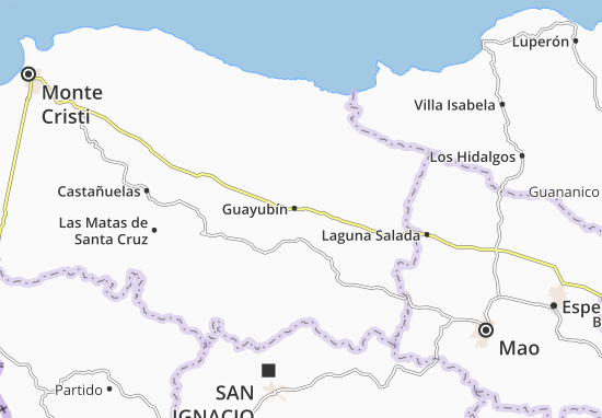 Karte Stadtplan Guayubín