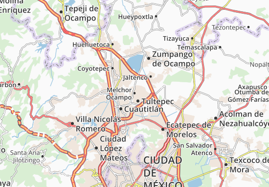 Mapa Melchor Ocampo