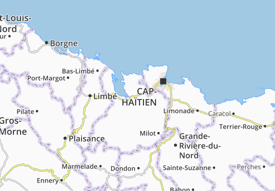 Kaart Plattegrond Plaine-du-Nord
