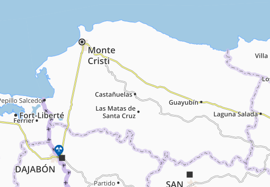 Castañuelas Map