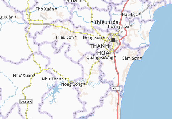 Kaart Plattegrond Tân Khang