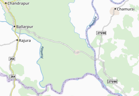 Karte Stadtplan Aksapur