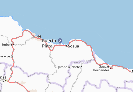 Sosúa Map