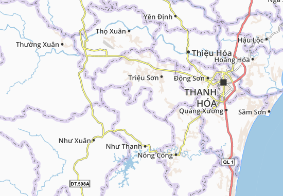 Kaart Plattegrond Xuân Du