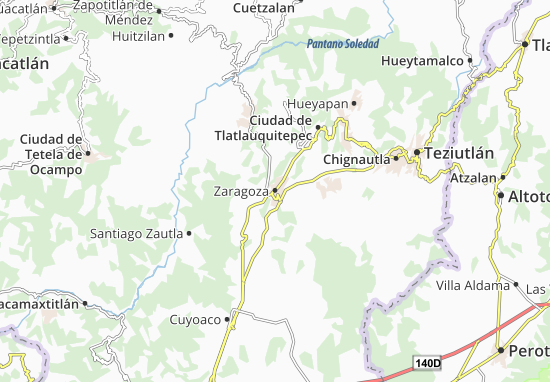 Zaragoza Map