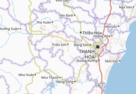 Kaart Plattegrond An Nông