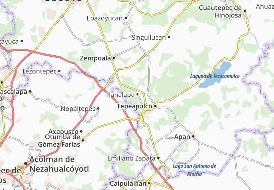 Tlanalapa Map