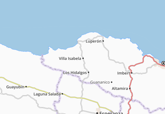 Mapa Villa Isabela