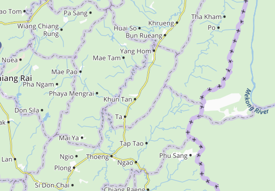 Karte Stadtplan Khun Tan