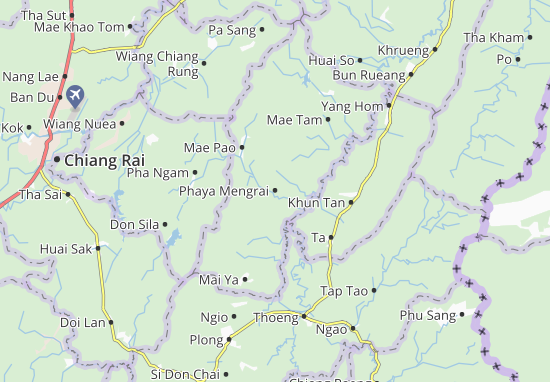 Karte Stadtplan Phaya Mengrai