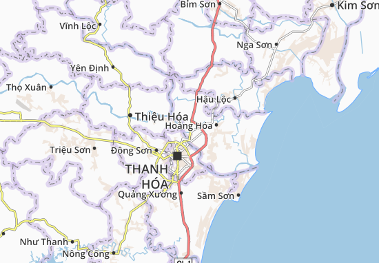 Kaart Plattegrond Tào Xuyên