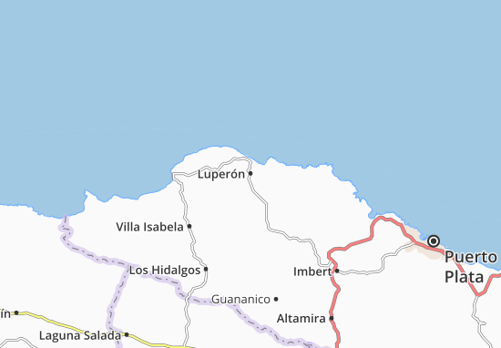 Karte Stadtplan Luperón