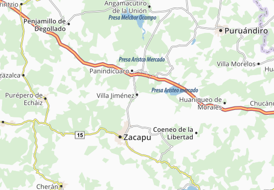 Mapa Villa Jiménez