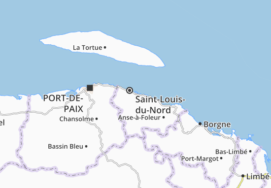Mapa Saint-Louis-du-Nord